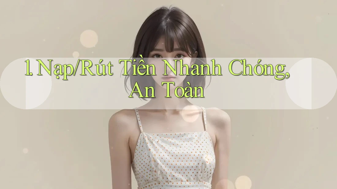 1. Nạp/Rút Tiền Nhanh Chóng, An Toàn 1. Nạp/Rút Tiền Nhanh Chóng, An Toàn