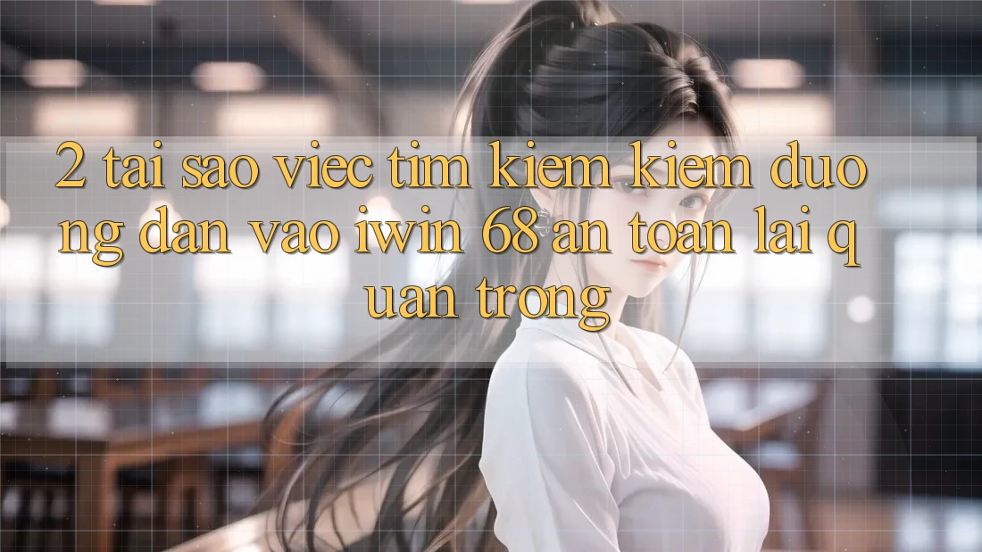 2. Tại Sao Việc Tìm kiếm Kiếm Đường dẫn Vào iwin 68 An Toàn Lại Quan Trọng? 2. Tại Sao Việc Tìm kiếm Kiếm Đường dẫn Vào iwin 68 An Toàn Lại Quan Trọng?