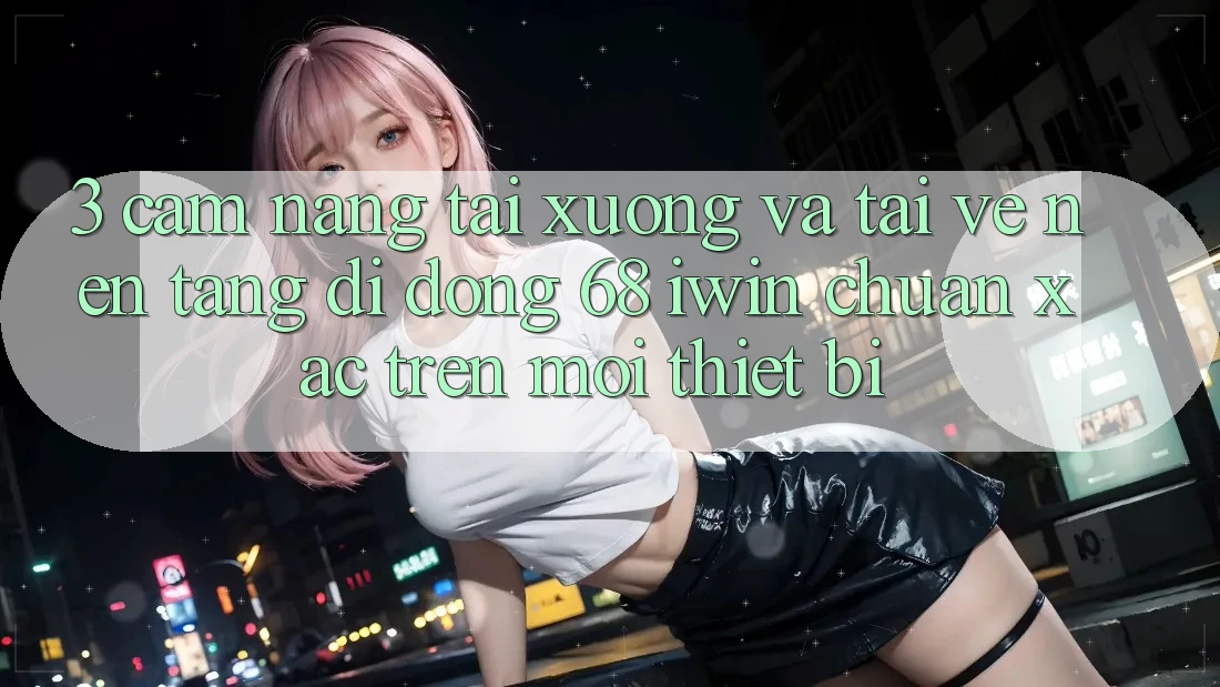 3. Cẩm nang tải xuống và tải về Nền tảng di động 68 iwin chuẩn xác trên mọi thiết bị 3. Cẩm nang tải xuống và tải về Nền tảng di động 68 iwin chuẩn xác trên mọi thiết bị