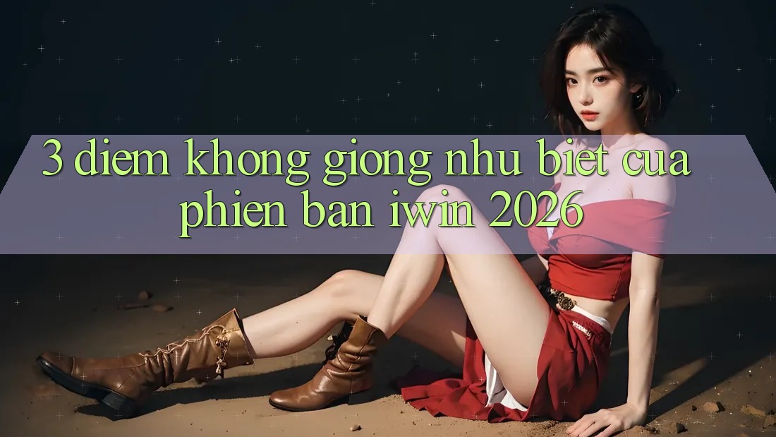 3. Điểm Không giống như Biệt Của Phiên Bản iwin 2026 3. Điểm Không giống như Biệt Của Phiên Bản iwin 2026