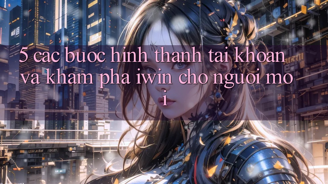 5. Các bước Hình thành tài khoản Và Khám phá iwin Cho Người Mới 5. Các bước Hình thành tài khoản Và Khám phá iwin Cho Người Mới