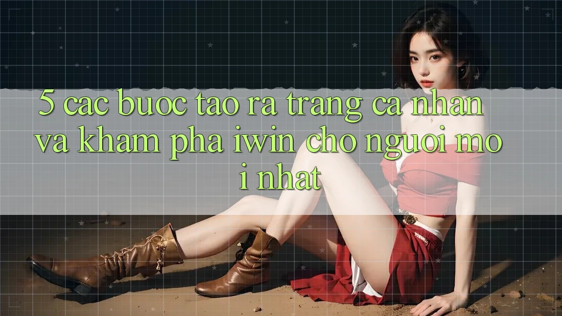 5. Các bước Tạo ra trang cá nhân Và Khám phá iwin Cho Người Mới nhất 5. Các bước Tạo ra trang cá nhân Và Khám phá iwin Cho Người Mới nhất