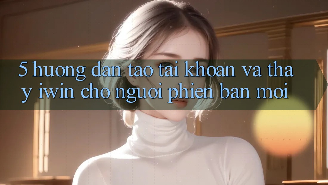 5. Hướng Dẫn Tạo tài khoản Và Thấy iwin Cho Người Phiên bản mới 5. Hướng Dẫn Tạo tài khoản Và Thấy iwin Cho Người Phiên bản mới