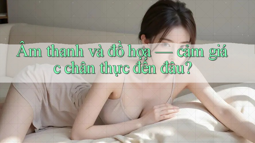 Âm thanh và đồ họa — cảm giác chân thực đến đâu? Âm thanh và đồ họa — cảm giác chân thực đến đâu?