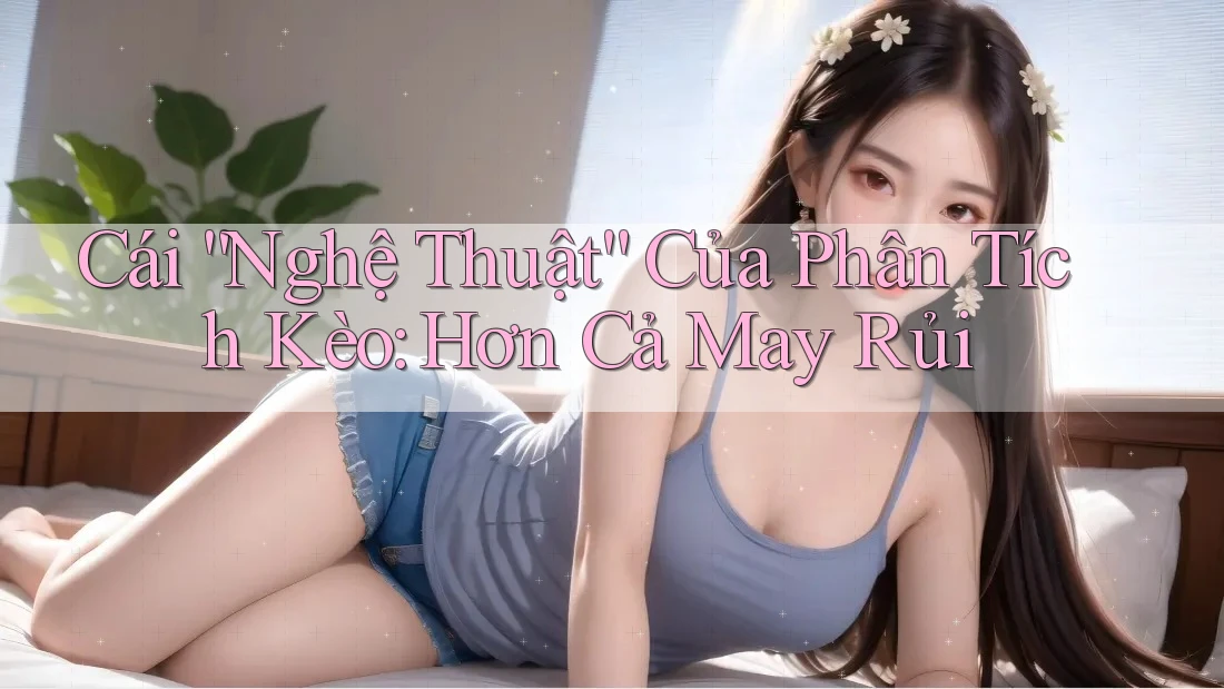 Cái “Nghệ Thuật” Của Phân Tích Kèo: Hơn Cả May Rủi Cái “Nghệ Thuật” Của Phân Tích Kèo: Hơn Cả May Rủi