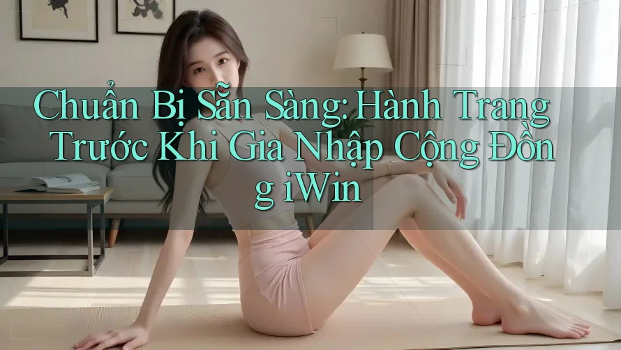 Chuẩn Bị Sẵn Sàng: Hành Trang Trước Khi Gia Nhập Cộng Đồng iWin Chuẩn Bị Sẵn Sàng: Hành Trang Trước Khi Gia Nhập Cộng Đồng iWin