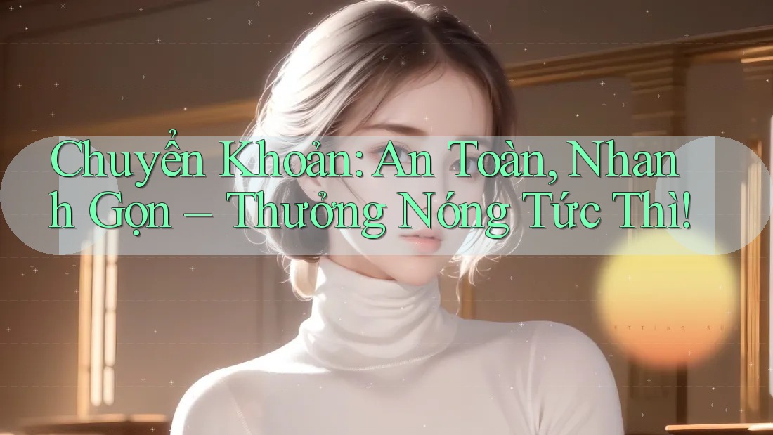 Chuyển Khoản: An Toàn, Nhanh Gọn – Thưởng Nóng Tức Thì! Chuyển Khoản: An Toàn, Nhanh Gọn – Thưởng Nóng Tức Thì!