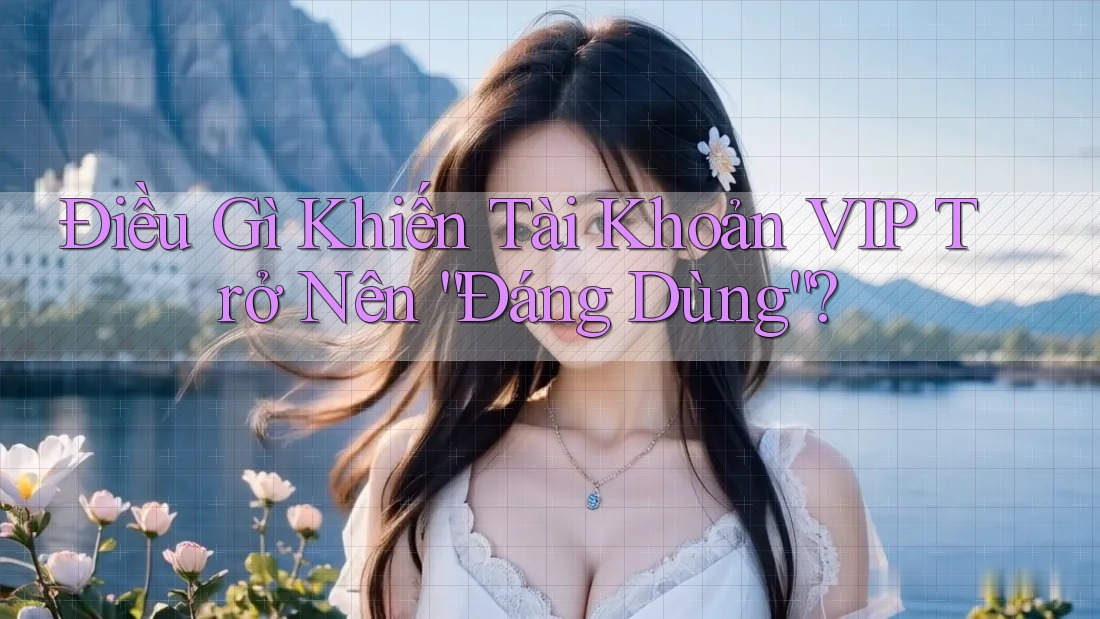 Điều Gì Khiến Tài Khoản VIP Trở Nên “Đáng Dùng”? Điều Gì Khiến Tài Khoản VIP Trở Nên “Đáng Dùng”?