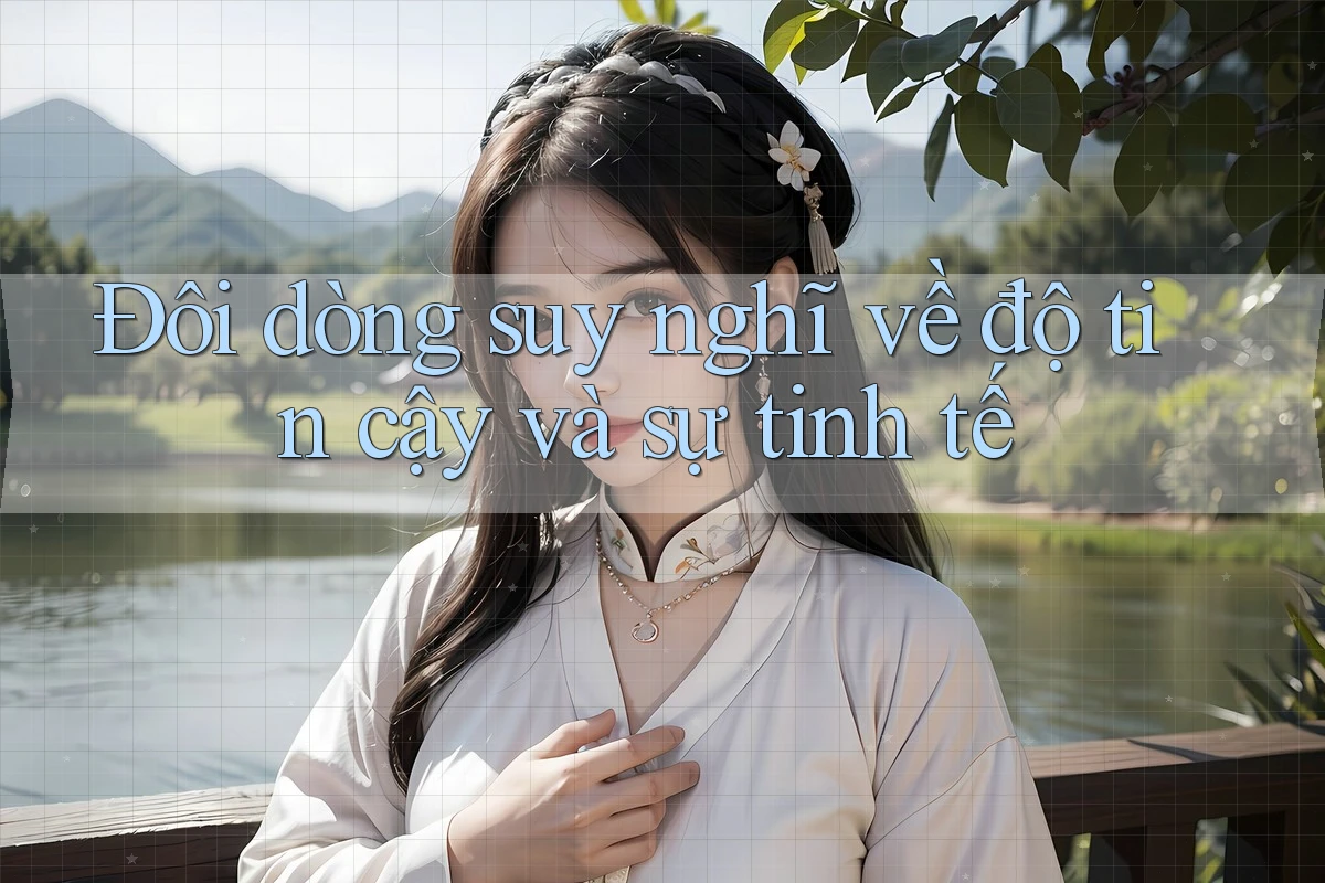 Đôi dòng suy nghĩ về độ tin cậy và sự tinh tế Đôi dòng suy nghĩ về độ tin cậy và sự tinh tế