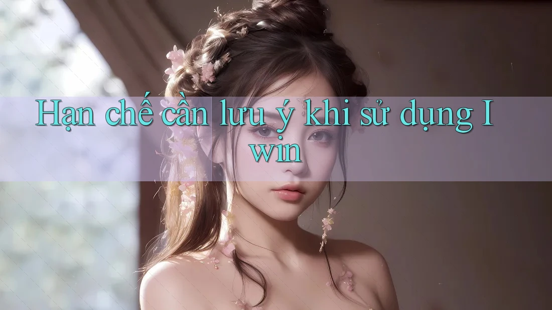 Hạn chế cần lưu ý khi sử dụng Iwin Hạn chế cần lưu ý khi sử dụng Iwin