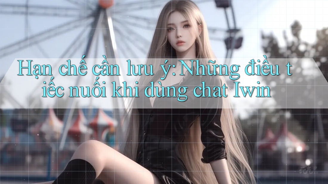 Hạn chế cần lưu ý: Những điều tiếc nuối khi dùng chat Iwin Hạn chế cần lưu ý: Những điều tiếc nuối khi dùng chat Iwin