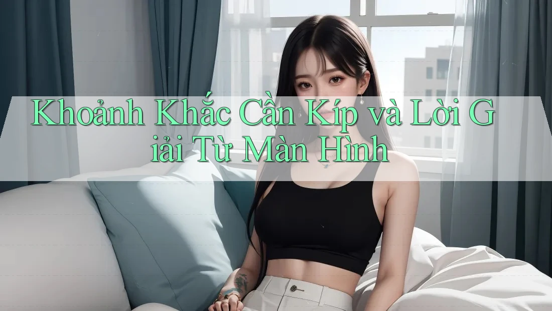 Khoảnh Khắc Cần Kíp và Lời Giải Từ Màn Hình Khoảnh Khắc Cần Kíp và Lời Giải Từ Màn Hình