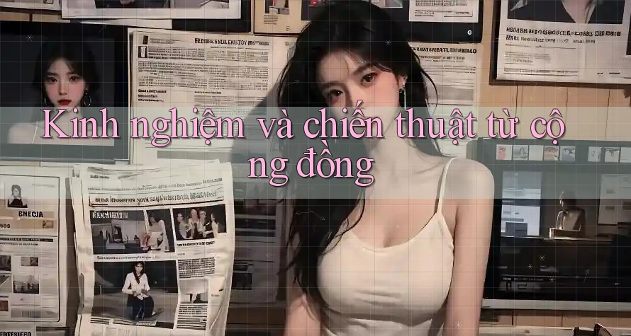 Kinh nghiệm và chiến thuật từ cộng đồng Kinh nghiệm và chiến thuật từ cộng đồng