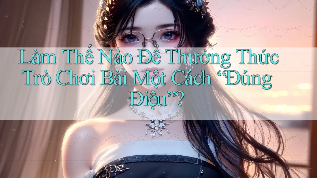 Làm Thế Nào Để Thưởng Thức Trò Chơi Bài Một Cách “Đúng Điệu”? Làm Thế Nào Để Thưởng Thức Trò Chơi Bài Một Cách “Đúng Điệu”?