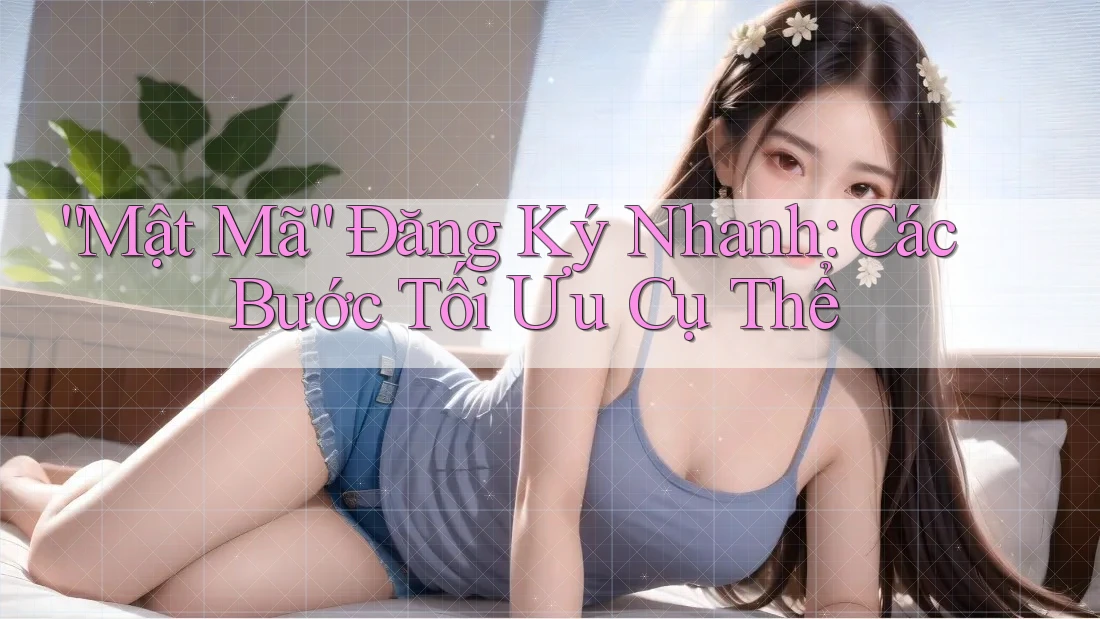 “Mật Mã” Đăng Ký Nhanh: Các Bước Tối Ưu Cụ Thể “Mật Mã” Đăng Ký Nhanh: Các Bước Tối Ưu Cụ Thể