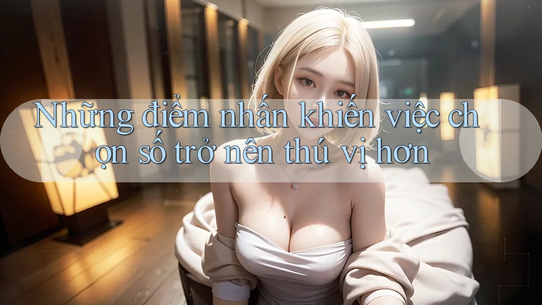 Những điểm nhấn khiến việc chọn số trở nên thú vị hơn Những điểm nhấn khiến việc chọn số trở nên thú vị hơn