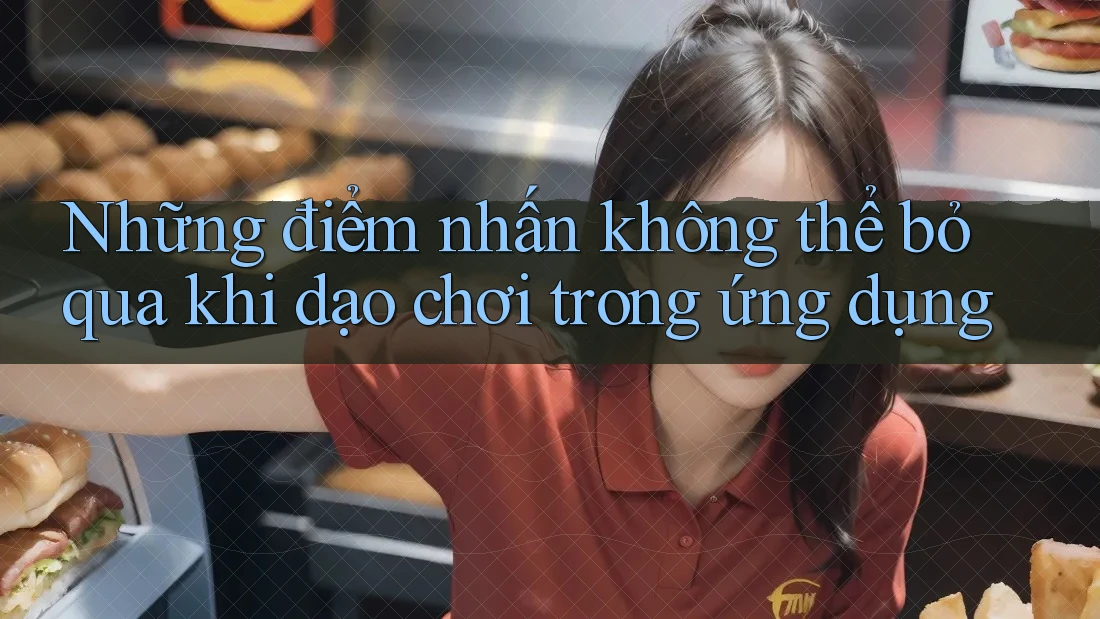 Những điểm nhấn không thể bỏ qua khi dạo chơi trong ứng dụng Những điểm nhấn không thể bỏ qua khi dạo chơi trong ứng dụng