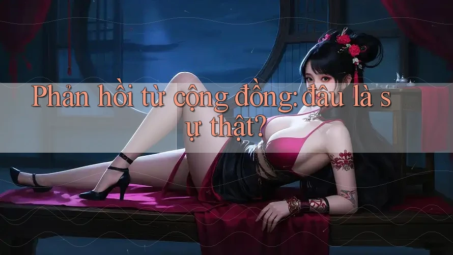 Phản hồi từ cộng đồng: đâu là sự thật? Phản hồi từ cộng đồng: đâu là sự thật?