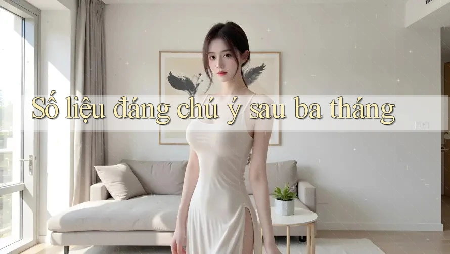Số liệu đáng chú ý sau ba tháng Số liệu đáng chú ý sau ba tháng