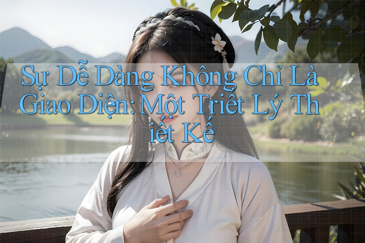 Sự Dễ Dàng Không Chỉ Là Giao Diện: Một Triết Lý Thiết Kế