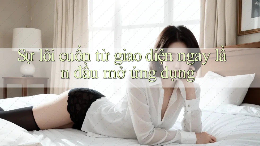 Sự lôi cuốn từ giao diện ngay lần đầu mở ứng dụng Sự lôi cuốn từ giao diện ngay lần đầu mở ứng dụng