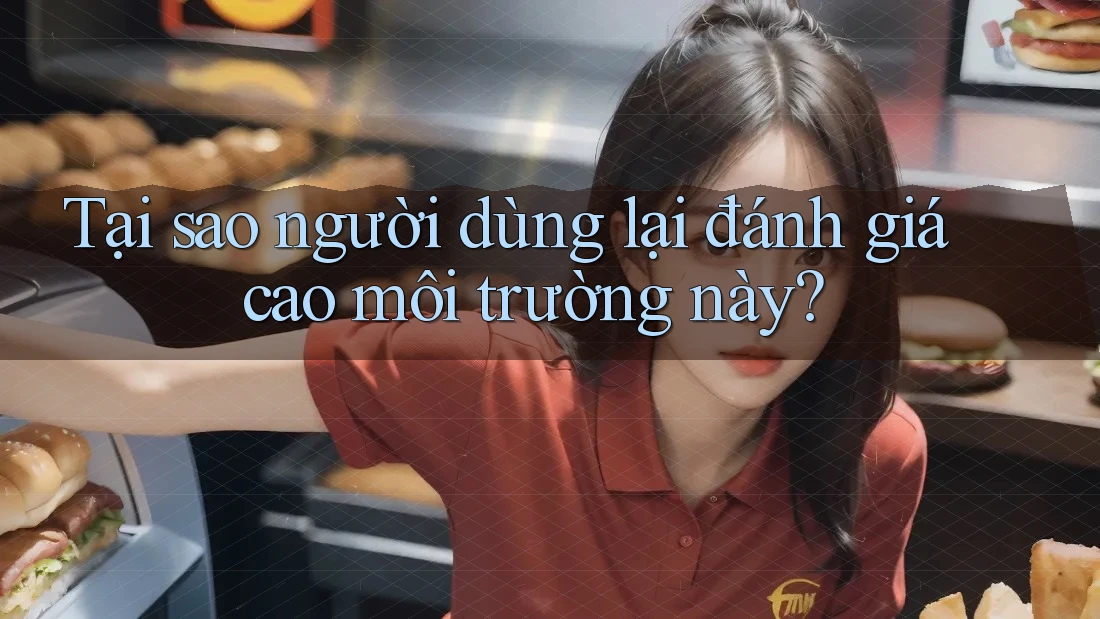 Tại sao người dùng lại đánh giá cao môi trường này?