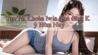 tạo tài khoản iwin quà đăng ký hôm nay
