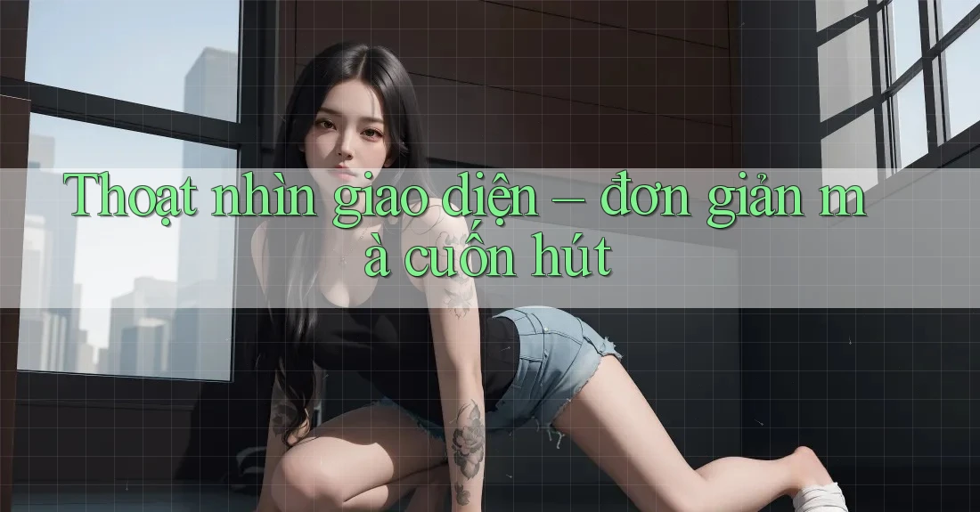 Thoạt nhìn giao diện – đơn giản mà cuốn hút Thoạt nhìn giao diện – đơn giản mà cuốn hút