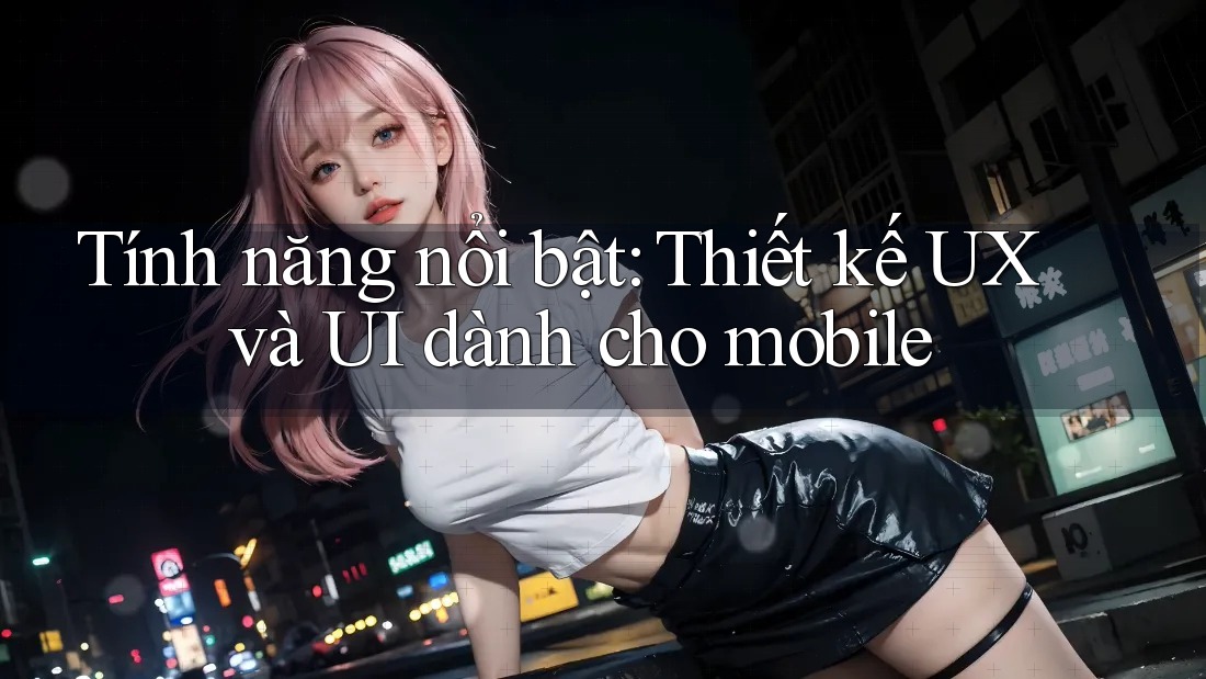 Tính năng nổi bật: Thiết kế UX và UI dành cho mobile