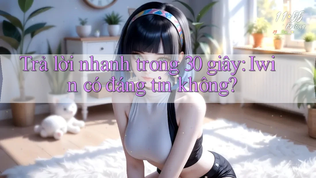 Trả lời nhanh trong 30 giây: Iwin có đáng tin không? Trả lời nhanh trong 30 giây: Iwin có đáng tin không?